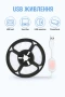 USB светодиодная лента 5V, холодный белый свет, с сенсорной кнопкой, 60LED/м, 1м
