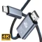 Кабель Type-C to HDMI 4K 60Hz 2м для монитора и телевизора (Адаптер)