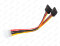 Переходник molex (IDE) to 2 x SATA Atcom