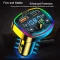 Автомобільний FM-модулятор Vikefon ФМ-трансмітер, Bluetooth 2 USB + type-c