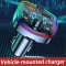 Автомобільний FM-модулятор Vikefon ФМ-трансмітер, Bluetooth 2 USB + type-c