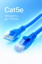 Патч-корд UTP, RJ45, Cat.5e 3 м Atcom синий
