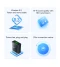 Bluetooth-адаптер Baseus BA07 беспроводной v5.3, Black