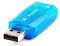 USB звуковая карта virtual 5.1 blue
